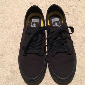 Vans Black Ortholite Sneakers, Women’s Size 8.5